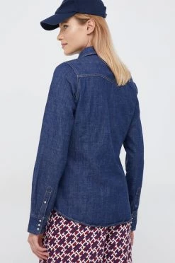 Πουκάμισα Βαμβακερό πουκάμισο Pepe Jeans ναυτικό μπλε, -Pepe Jeans Sales Store unnamed file 5476