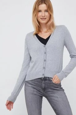 Με φερμουάρ Ζακέτα με μείγμα κασμίρ Pepe Jeans γκρι