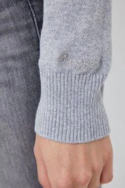 Με φερμουάρ Ζακέτα με μείγμα κασμίρ Pepe Jeans γκρι -Pepe Jeans Sales Store unnamed file 5497