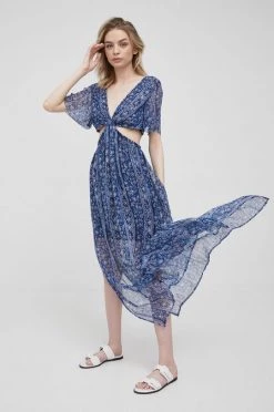 Φορέματα Φόρεμα Pepe Jeans Pippa ναυτικό μπλε