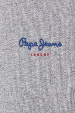 Παντελόνια φόρμας Βαμβακερό παντελόνι Pepe Jeans γκρι -Pepe Jeans Sales Store unnamed file 5515