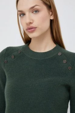 Χωρίς φερμουάρ Πουλόβερ με προσθήκη μαλλιού Pepe Jeans χρώμα: πράσινο, -Pepe Jeans Sales Store unnamed file 5527