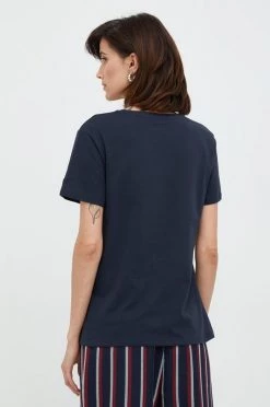 Κοντομάνικο Βαμβακερό μπλουζάκι Pepe Jeans ναυτικό μπλε -Pepe Jeans Sales Store unnamed file 5546