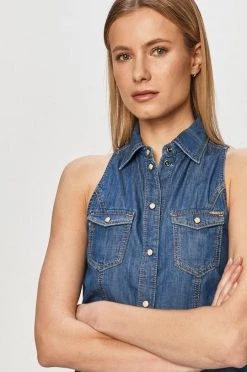 Φορέματα Pepe Jeans - Φόρεμα Тζιν Jess μπλε -Pepe Jeans Sales Store unnamed file 557