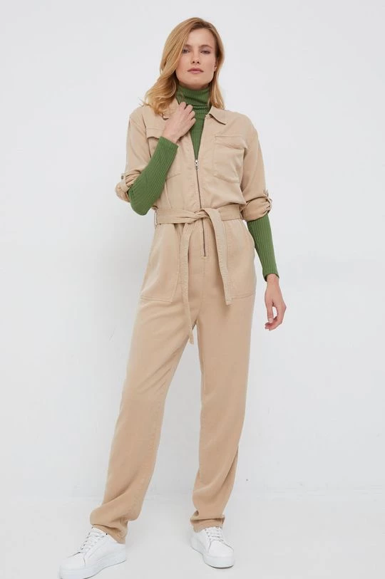 Ολόσωμες φόρμες Ολόσωμη φόρμα Pepe Jeans μπεζ, 4 Ολόσωμες φόρμες Ολόσωμη φόρμα Pepe Jeans μπεζ, - Image 2