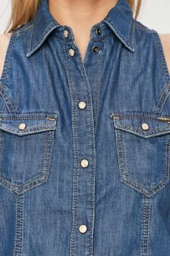 Φορέματα Pepe Jeans - Φόρεμα Тζιν Jess μπλε -Pepe Jeans Sales Store unnamed file 558