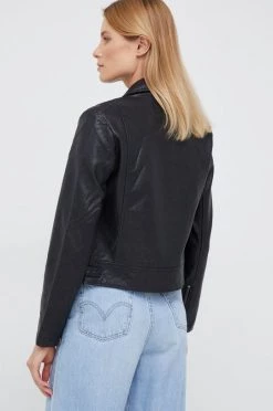 Κοντά μπουφάν Δερμάτινη ραμονέσκα Pepe Jeans χρώμα: μαύρο 10 Κοντά μπουφάν Δερμάτινη ραμονέσκα Pepe Jeans χρώμα: μαύρο -Pepe Jeans Sales Store unnamed file 5609