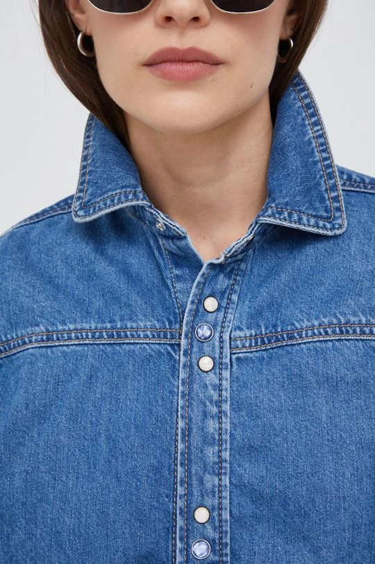 Πουκάμισα Τζιν πουκάμισο Pepe Jeans μπλε 6 Πουκάμισα Τζιν πουκάμισο Pepe Jeans μπλε - Image 4