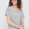 Κοντομάνικο Μπλουζάκι Pepe Jeans γκρι