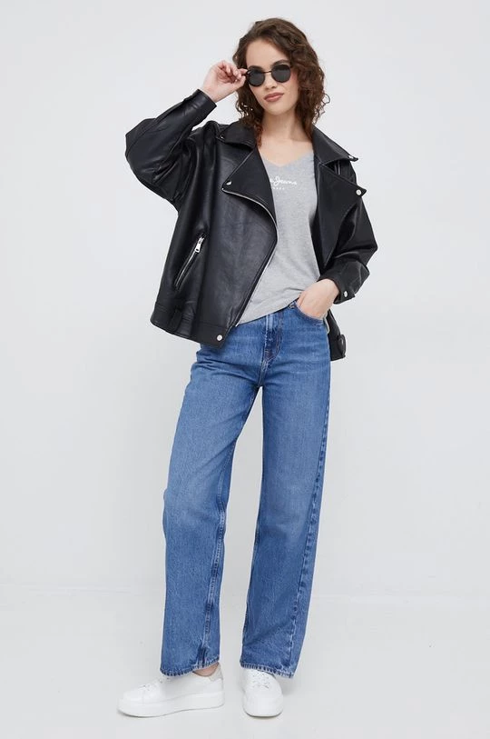 Κοντομάνικο Μπλουζάκι Pepe Jeans γκρι 4 Κοντομάνικο Μπλουζάκι Pepe Jeans γκρι - Image 2