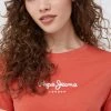 Κοντομάνικο Βαμβακερό μπλουζάκι Pepe Jeans ροζ -Pepe Jeans Sales Store unnamed file 5643