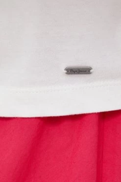 Μακρυμάνικο Βαμβακερή μπλούζα με μακριά μανίκια Pepe Jeans μπεζ -Pepe Jeans Sales Store unnamed file 5683