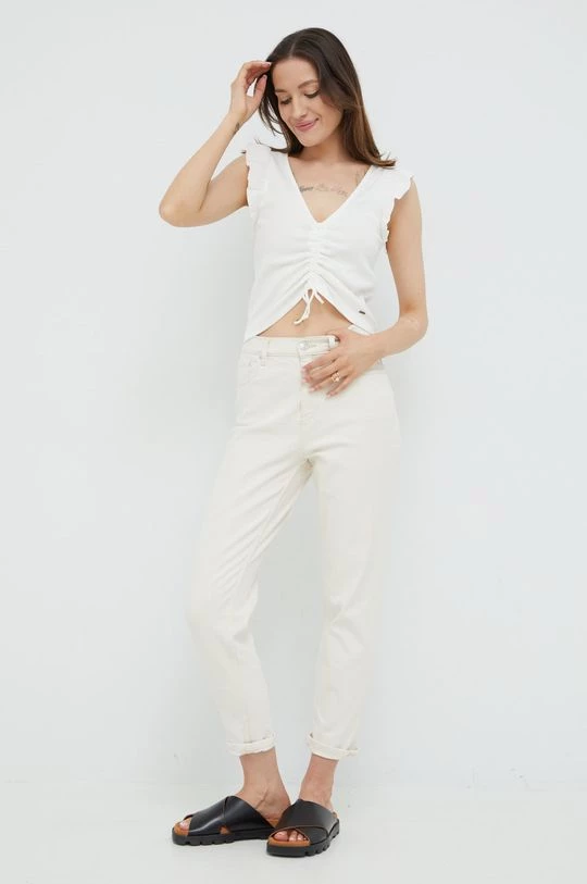 Αμάνικος Top Pepe Jeans άσπρο 4 Αμάνικος Top Pepe Jeans άσπρο - Image 2