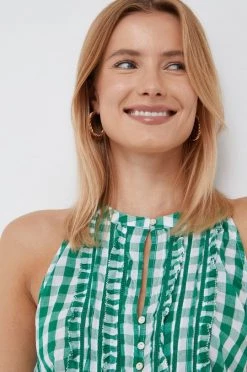 Μπλούζες Βαμβακερή μπλούζα Pepe Jeans χρώμα: πράσινο 10 Μπλούζες Βαμβακερή μπλούζα Pepe Jeans χρώμα: πράσινο -Pepe Jeans Sales Store unnamed file 5741