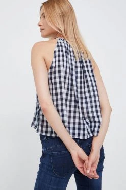 Μπλούζες Βαμβακερή μπλούζα Pepe Jeans χρώμα: ναυτικό μπλε -Pepe Jeans Sales Store unnamed file 5745