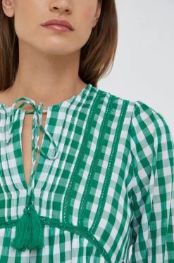 Φορέματα Βαμβακερό φόρεμα Pepe Jeans πράσινο -Pepe Jeans Sales Store unnamed file 5757