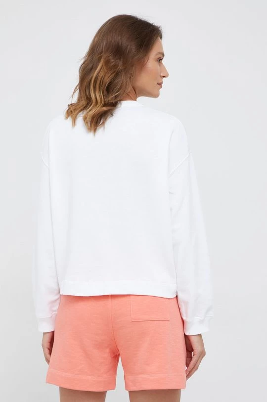 Χωρίς φερμουάρ Βαμβακερή μπλούζα Pepe Jeans χρώμα: άσπρο 5 Χωρίς φερμουάρ Βαμβακερή μπλούζα Pepe Jeans χρώμα: άσπρο - Image 3