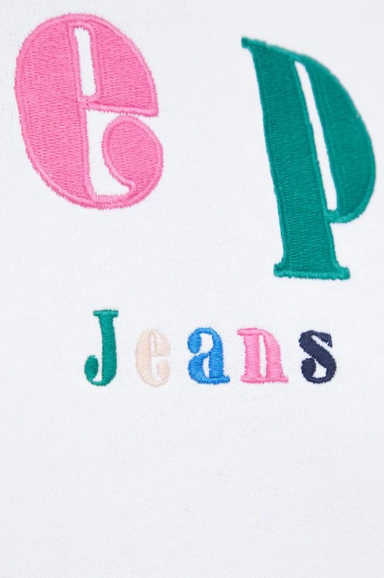 Χωρίς φερμουάρ Βαμβακερή μπλούζα Pepe Jeans χρώμα: άσπρο 7 Χωρίς φερμουάρ Βαμβακερή μπλούζα Pepe Jeans χρώμα: άσπρο - Image 5