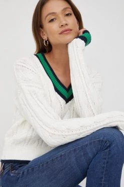 Χωρίς φερμουάρ Πουλόβερ Pepe Jeans άσπρο -Pepe Jeans Sales Store unnamed file 5771