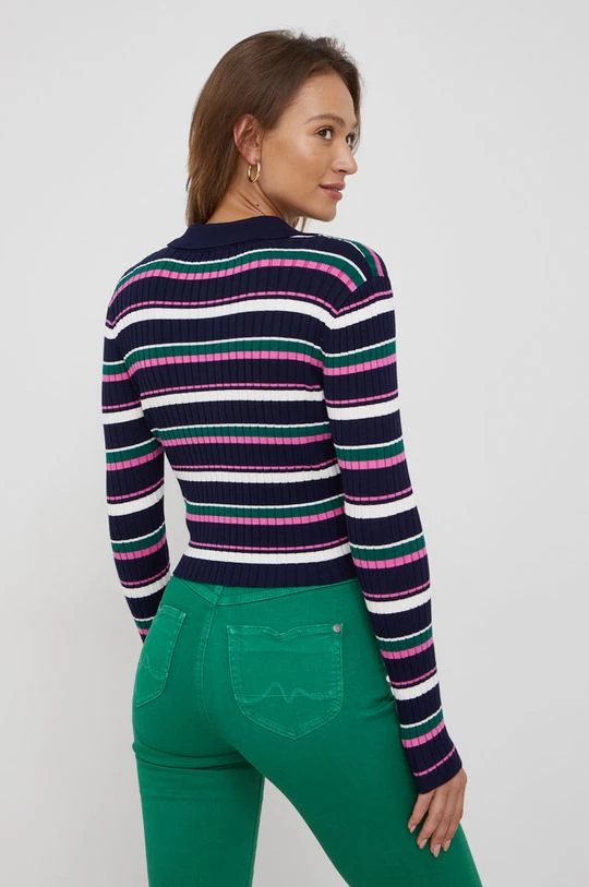 Με φερμουάρ Πλεκτή ζακέτα Pepe Jeans ναυτικό μπλε 5 Με φερμουάρ Πλεκτή ζακέτα Pepe Jeans ναυτικό μπλε - Image 3