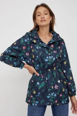 Μακριά μπουφάν Eπανωφόρι Pepe Jeans ναυτικό μπλε