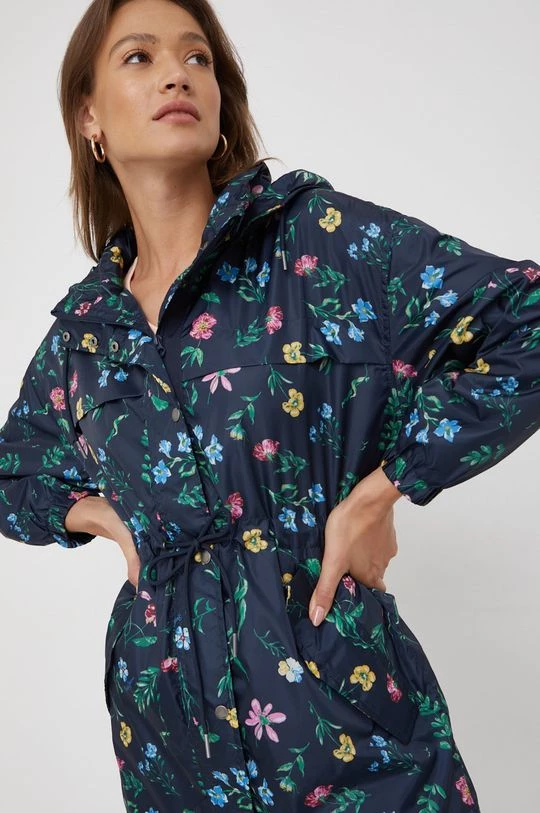 Μακριά μπουφάν Eπανωφόρι Pepe Jeans ναυτικό μπλε 6 Μακριά μπουφάν Eπανωφόρι Pepe Jeans ναυτικό μπλε - Image 4