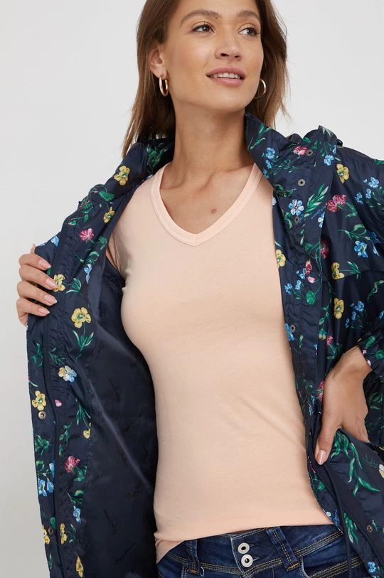 Μακριά μπουφάν Eπανωφόρι Pepe Jeans ναυτικό μπλε 8 Μακριά μπουφάν Eπανωφόρι Pepe Jeans ναυτικό μπλε - Image 6