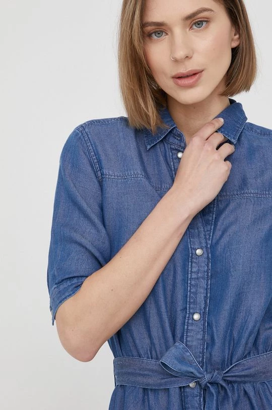 Φορέματα Φόρεμα Pepe Jeans Gloss ναυτικό μπλε 7 Φορέματα Φόρεμα Pepe Jeans Gloss ναυτικό μπλε - Image 5