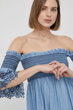 Φορέματα Φόρεμα Pepe Jeans Libby μπλε -Pepe Jeans Sales Store unnamed file 5893