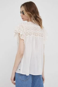 Μπλούζες Μπλουζάκι Pepe Jeans Stella χρώμα: μπεζ 9 Μπλούζες Μπλουζάκι Pepe Jeans Stella χρώμα: μπεζ -Pepe Jeans Sales Store unnamed file 5931