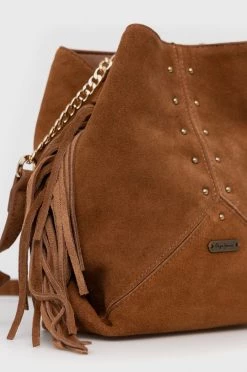 Τσάντες χιαστί Τσάντα σουέτ Pepe Jeans καφέ -Pepe Jeans Sales Store unnamed file 594