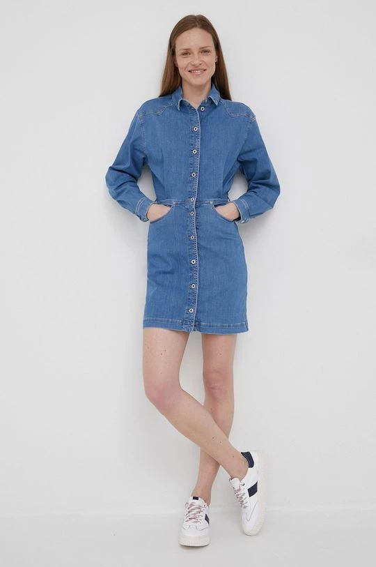 Φορέματα Φόρεμα τζιν Pepe Jeans Jane μπλε 4 Φορέματα Φόρεμα τζιν Pepe Jeans Jane μπλε - Image 2