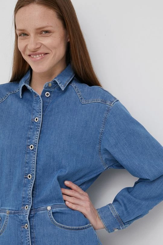 Φορέματα Φόρεμα τζιν Pepe Jeans Jane μπλε 6 Φορέματα Φόρεμα τζιν Pepe Jeans Jane μπλε - Image 4