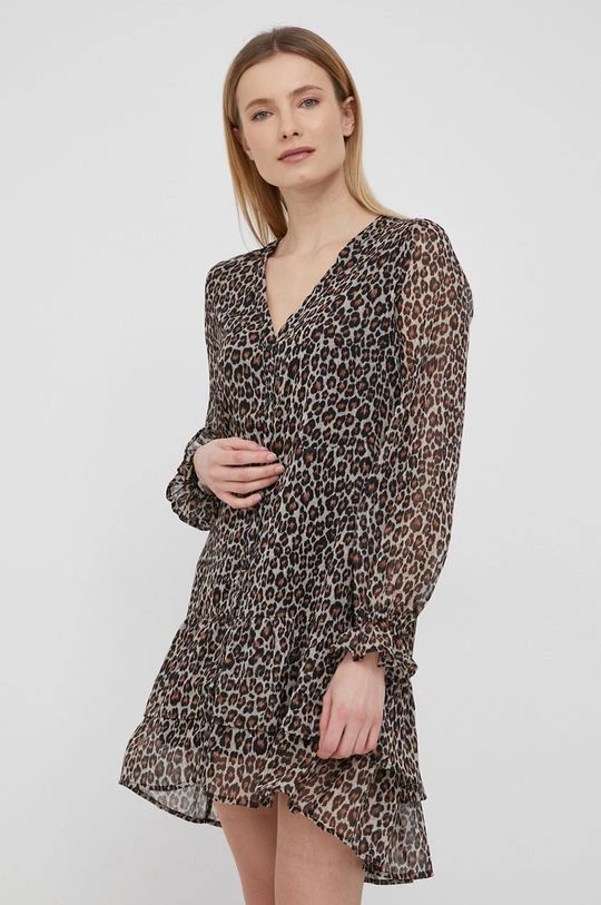 Φορέματα Φόρεμα Pepe Jeans Adele καφέ 3 Φορέματα Φόρεμα Pepe Jeans Adele καφέ