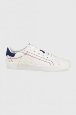 Sneakers Δερμάτινα αθλητικά παπούτσια Pepe Jeans Kioto Tech άσπρο