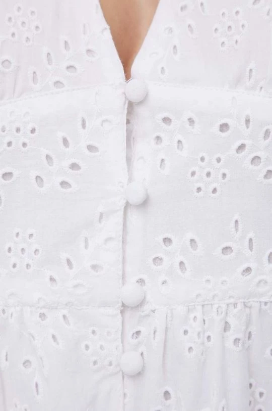 Φορέματα Βαμβακερό φόρεμα Pepe Jeans Mae άσπρο, 7 Φορέματα Βαμβακερό φόρεμα Pepe Jeans Mae άσπρο, - Image 5