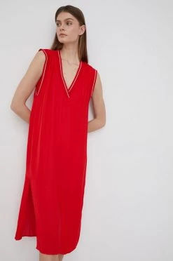 Φορέματα Φόρεμα Pepe Jeans Matilda κόκκινο, -Pepe Jeans Sales Store unnamed file 6050