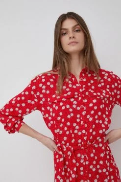 Φορέματα Φόρεμα Pepe Jeans Kimberly κόκκινο, -Pepe Jeans Sales Store unnamed file 6057