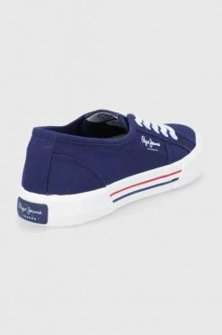 Χαμηλά Πάνινα παπούτσια Pepe Jeans Brady W Basic χρώμα: ναυτικό μπλε -Pepe Jeans Sales Store unnamed file 6111