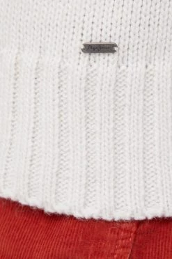 Χωρίς φερμουάρ Πουλόβερ με προσθήκη μαλλιού Pepe Jeans χρώμα: μπεζ -Pepe Jeans Sales Store unnamed file 612