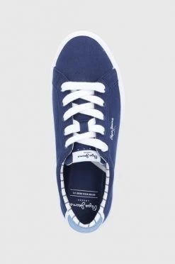 Χαμηλά Πάνινα παπούτσια Pepe Jeans Kenton Bass χρώμα: ναυτικό μπλε -Pepe Jeans Sales Store unnamed file 6148