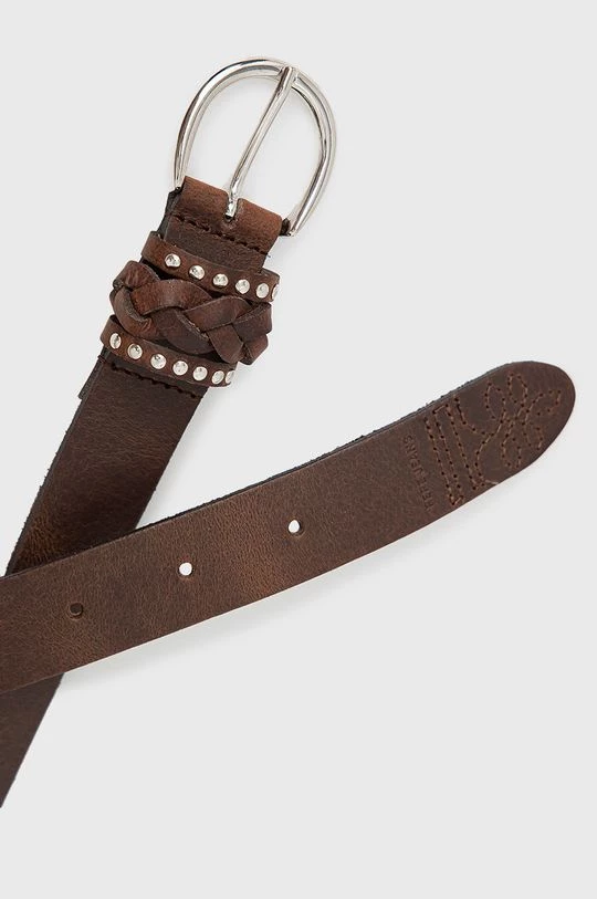 Ζώνες Δερμάτινη ζώνη Pepe Jeans καφέ 4 Ζώνες Δερμάτινη ζώνη Pepe Jeans καφέ - Image 2