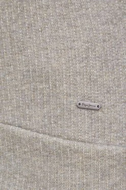 Χωρίς φερμουάρ Μπλούζα Pepe Jeans MONI χρώμα: γκρι -Pepe Jeans Sales Store unnamed file 6194