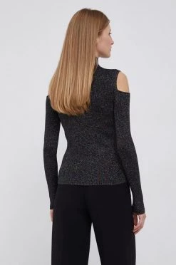 Χωρίς φερμουάρ Πουλόβερ Pepe Jeans NAOMI χρώμα: μαύρο -Pepe Jeans Sales Store unnamed file 6207