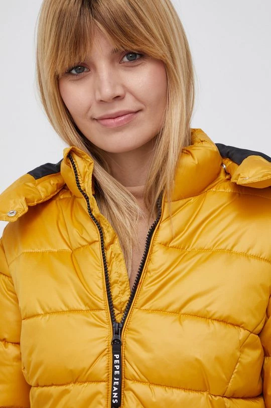 Κοντά μπουφάν Μπουφάν Pepe Jeans CAMILLE χρώμα: κίτρινο 7 Κοντά μπουφάν Μπουφάν Pepe Jeans CAMILLE χρώμα: κίτρινο - Image 5