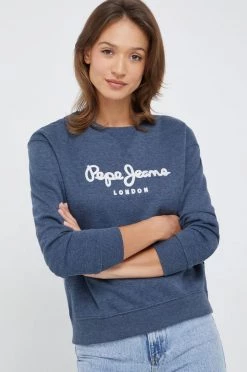 Χωρίς φερμουάρ Μπλούζα Pepe Jeans μπλε