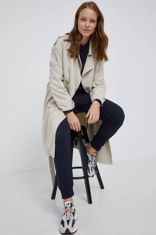 Παλτά Παλτό Pepe Jeans χρώμα: κρεμ 3 Παλτά Παλτό Pepe Jeans χρώμα: κρεμ