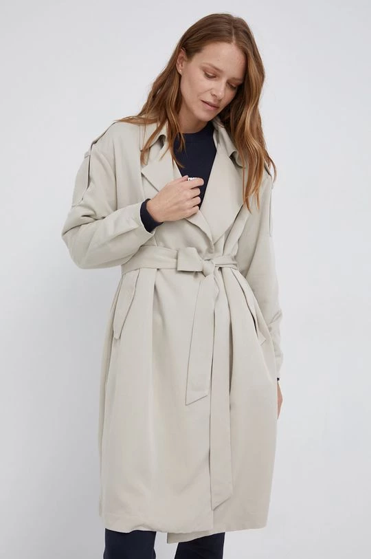 Παλτά Παλτό Pepe Jeans χρώμα: κρεμ 4 Παλτά Παλτό Pepe Jeans χρώμα: κρεμ - Image 2