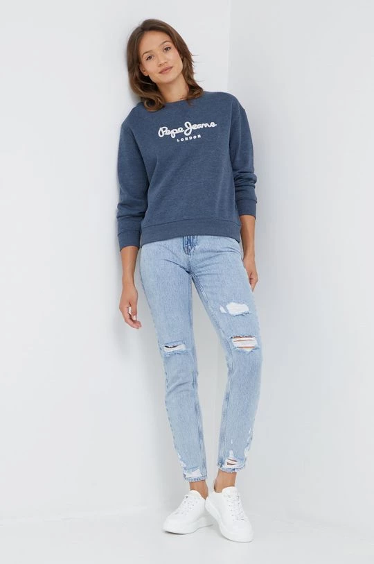 Χωρίς φερμουάρ Μπλούζα Pepe Jeans μπλε 4 Χωρίς φερμουάρ Μπλούζα Pepe Jeans μπλε - Image 2