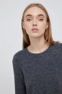 Χωρίς φερμουάρ Πουλόβερ με προσθήκη μαλλιού Pepe Jeans LAURA χρώμα: γκρι -Pepe Jeans Sales Store unnamed file 6255